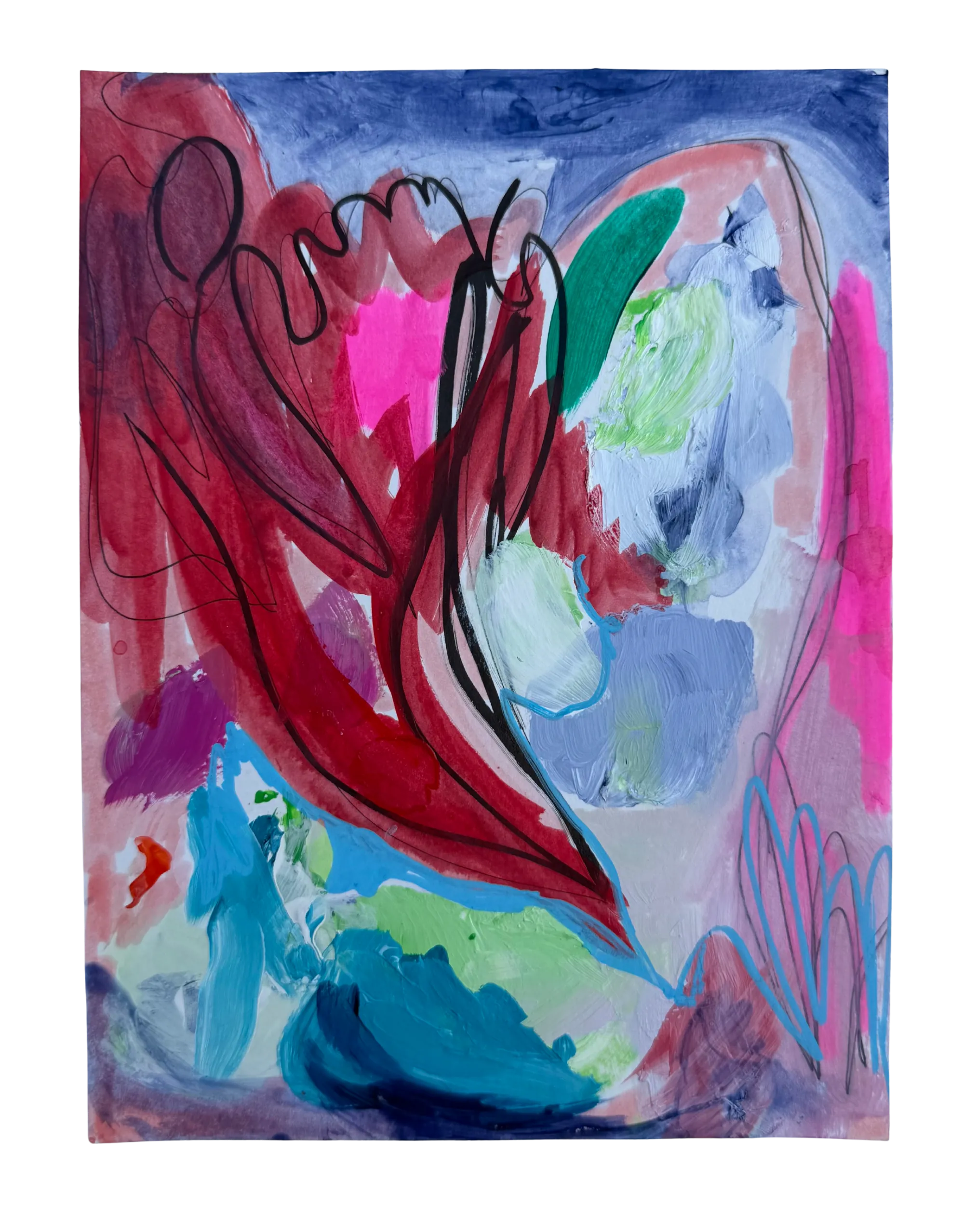 Painting by Mae Sevick