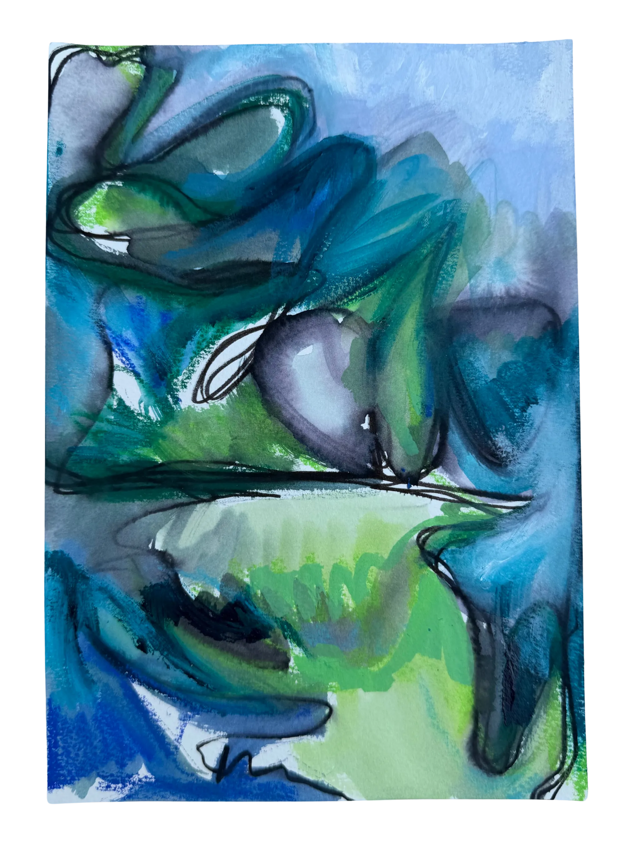 Painting by Mae Sevick